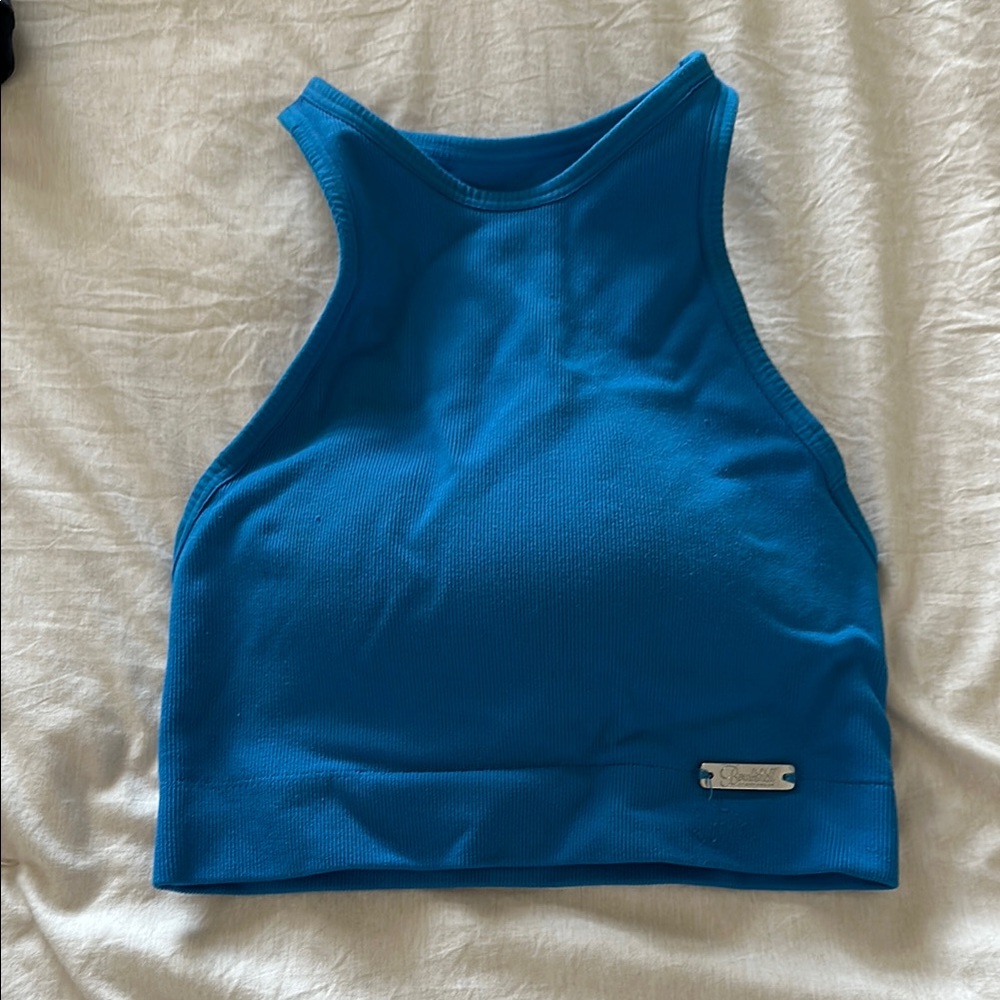 Bombshell Sportswear Vibrant Blue Crop Top